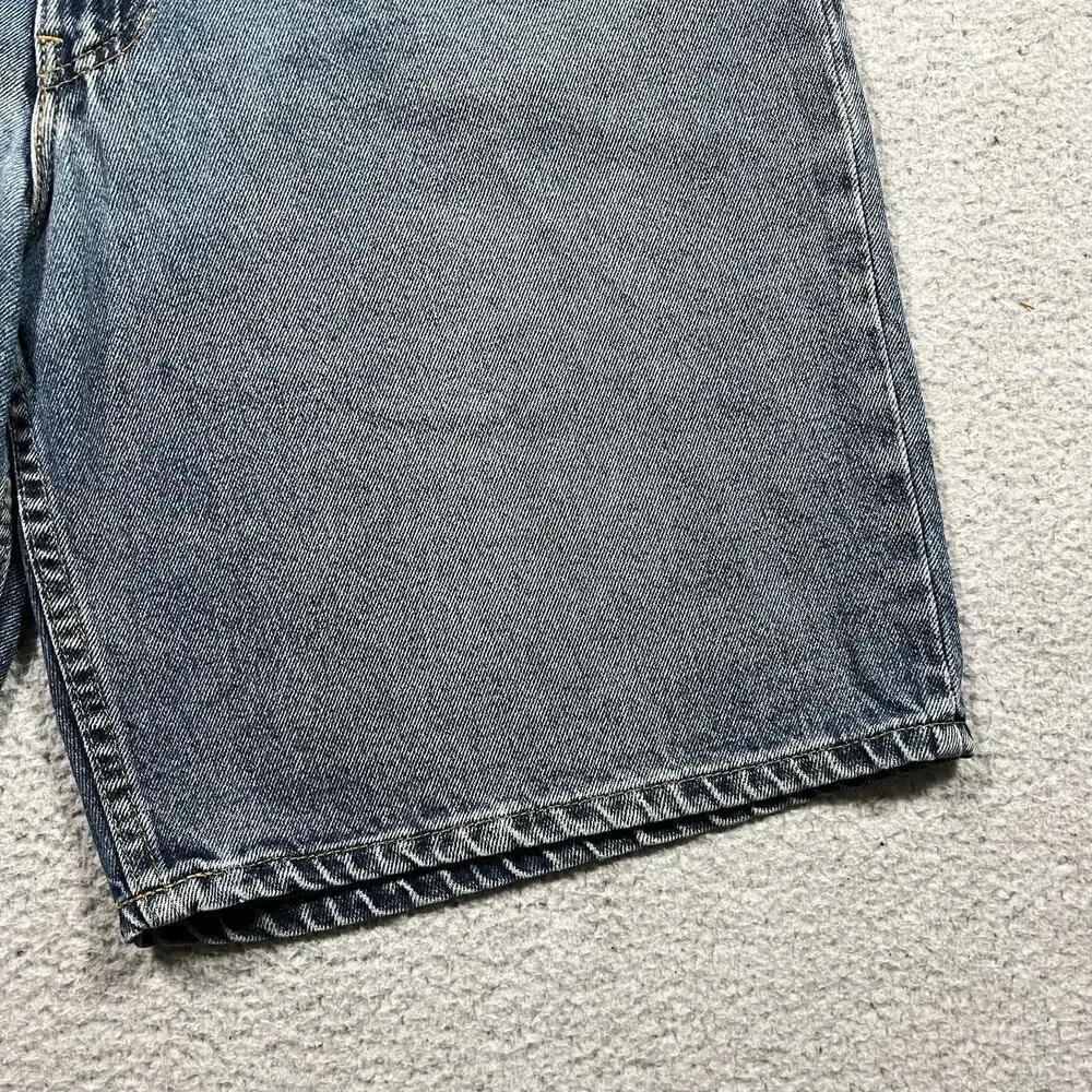 Vintage Levis 560 Shorts Mens 36 Blue Made USA Denim Baggy Jorts Loose Fit